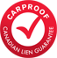 CarProof Canadian Lien Guarantee